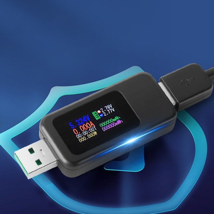 KWS-MX18 10 in 1 USB DC Tester Strom 4-30V Spannungsmesser Zeitmessung Amperemeter Digitalmessgerät