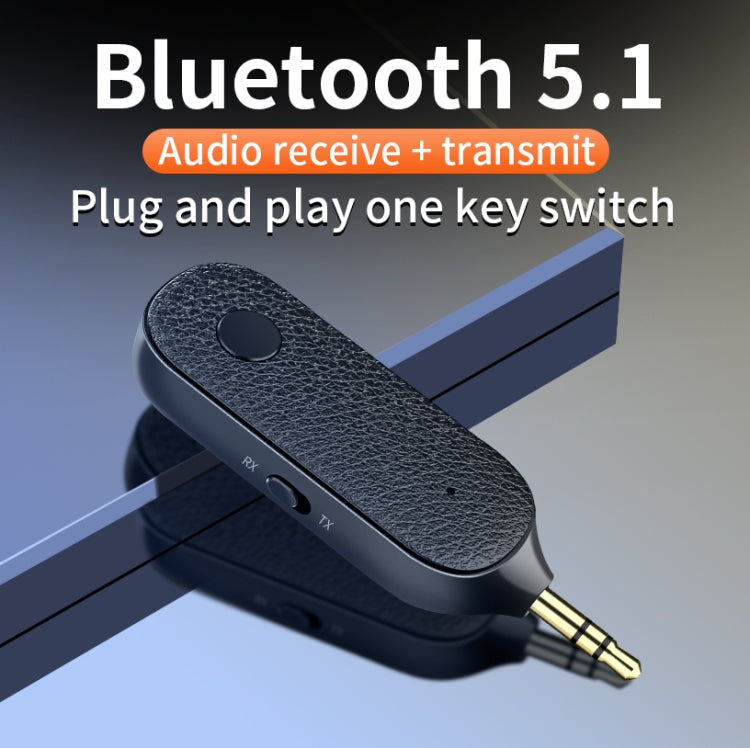T06 2 in 1 Auto Bluetooth 5.1 Empfänger 3,5mm Audio-Sender