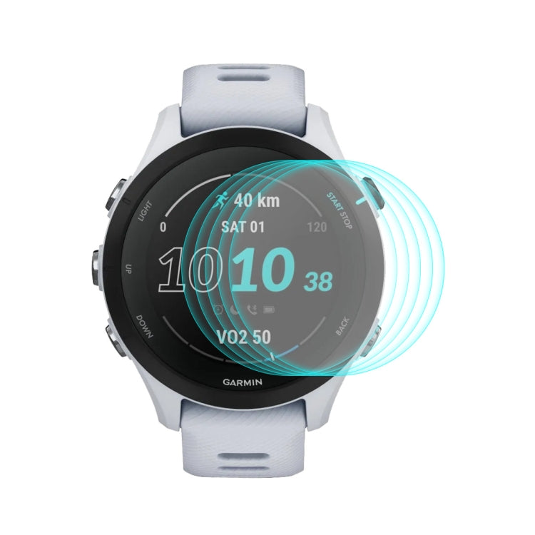 For Garmin Forerunner 255S ENKAY 0.2mm 9H Tempered Glass Screen Protector Watch Film, 1 PC, 2 PCS, 5 PCS, 10 PCS