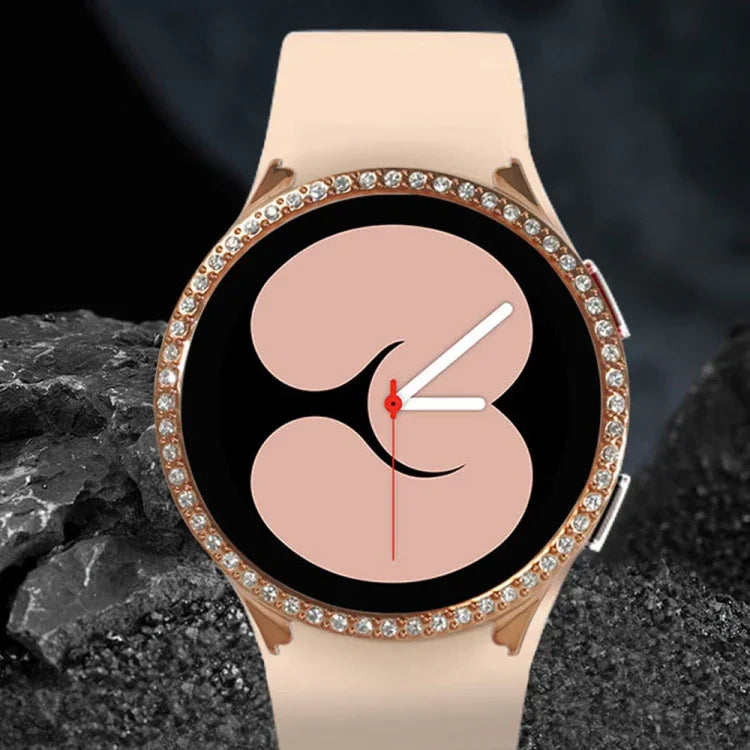 TPU Shockproof Silicone Case With Diamond, For Samsung Galaxy Watch 5 44mm, For Samsung Galaxy Watch 5 40mm