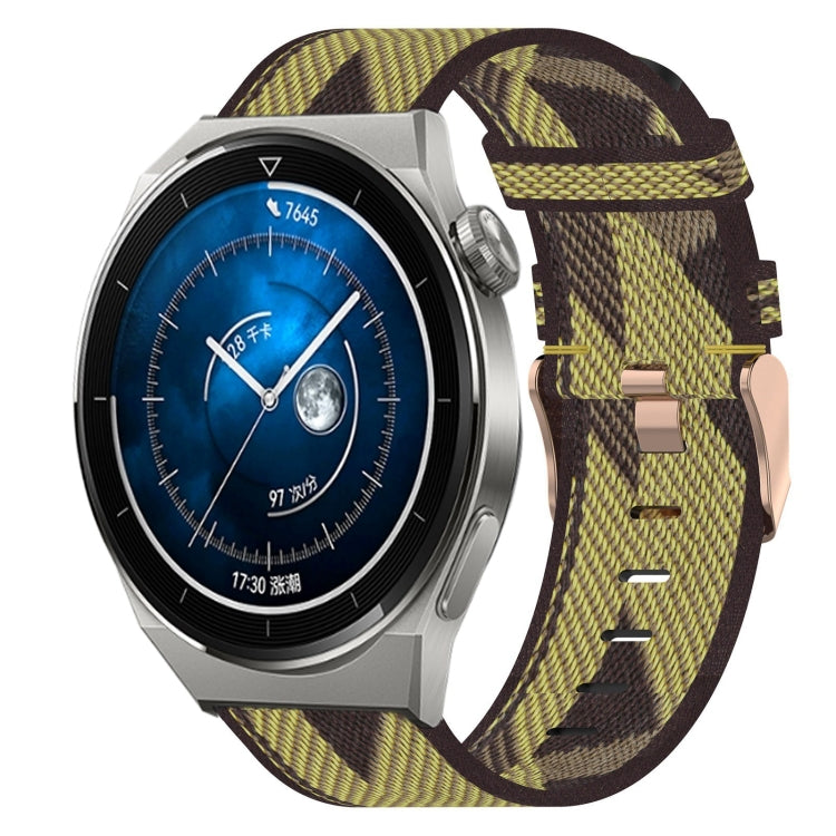 22mm Nylon Woven Watch Band, For Huawei Watch GT3 Pro 46mm, For Huawei Watch GT3 46mm, For Huawei Watch GT Runner, For Huawei Watch 3, For Huawei Watch 3 Pro, For Huawei GT2 Pro