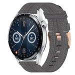 22mm Nylon Woven Watch Band, For Huawei Watch GT3 Pro 46mm, For Huawei Watch GT3 46mm, For Huawei Watch GT Runner, For Huawei Watch 3, For Huawei Watch 3 Pro, For Huawei GT2 Pro