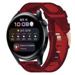 22mm Nylon Woven Watch Band, For Huawei Watch GT3 Pro 46mm, For Huawei Watch GT3 46mm, For Huawei Watch GT Runner, For Huawei Watch 3, For Huawei Watch 3 Pro, For Huawei GT2 Pro