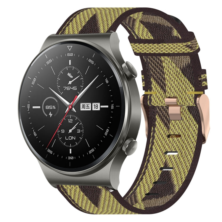 22mm Nylon Woven Watch Band, For Huawei Watch GT3 Pro 46mm, For Huawei Watch GT3 46mm, For Huawei Watch GT Runner, For Huawei Watch 3, For Huawei Watch 3 Pro, For Huawei GT2 Pro