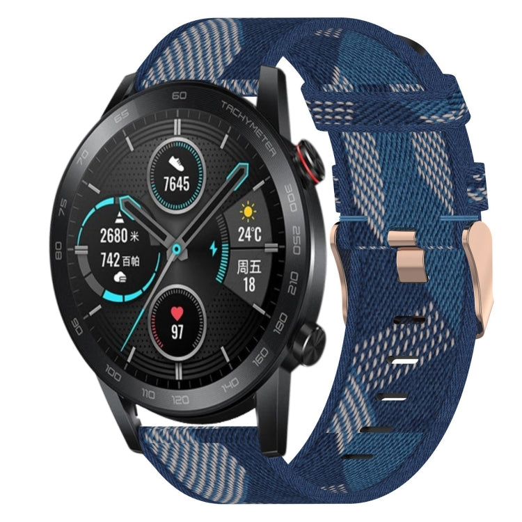 20mm Nylon Woven Watch Band, For Huawei Watch GT3 Pro 43mm, For Huawei Watch GT3 42mm, For Huawei Watch GT2 42mm, For Huawei Watch 2, For Honor Watch ES, For Honor MagicWatch2 42mm