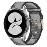 20mm Nylon-Gewebe-Armband, für Samsung Galaxy Watch 4 40mm, für Samsung Galaxy Watch 4 44mm, für Samsung Galaxy Watch 4 Classic 42mm, für Samsung Galaxy Watch 4 Classic 46mm, für Samsung Galaxy Watch 3 41mm, für Samsung Galaxy Watch Active 2 40mm