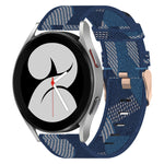 20mm Nylon-Gewebe-Armband, für Samsung Galaxy Watch 4 40mm, für Samsung Galaxy Watch 4 44mm, für Samsung Galaxy Watch 4 Classic 42mm, für Samsung Galaxy Watch 4 Classic 46mm, für Samsung Galaxy Watch 3 41mm, für Samsung Galaxy Watch Active 2 40mm