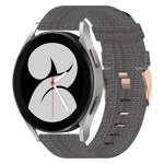 20mm Nylon-Gewebe-Armband, für Samsung Galaxy Watch 4 40mm, für Samsung Galaxy Watch 4 44mm, für Samsung Galaxy Watch 4 Classic 42mm, für Samsung Galaxy Watch 4 Classic 46mm, für Samsung Galaxy Watch 3 41mm, für Samsung Galaxy Watch Active 2 40mm