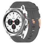 20mm Nylon-Gewebe-Armband, für Samsung Galaxy Watch 4 40mm, für Samsung Galaxy Watch 4 44mm, für Samsung Galaxy Watch 4 Classic 42mm, für Samsung Galaxy Watch 4 Classic 46mm, für Samsung Galaxy Watch 3 41mm, für Samsung Galaxy Watch Active 2 40mm
