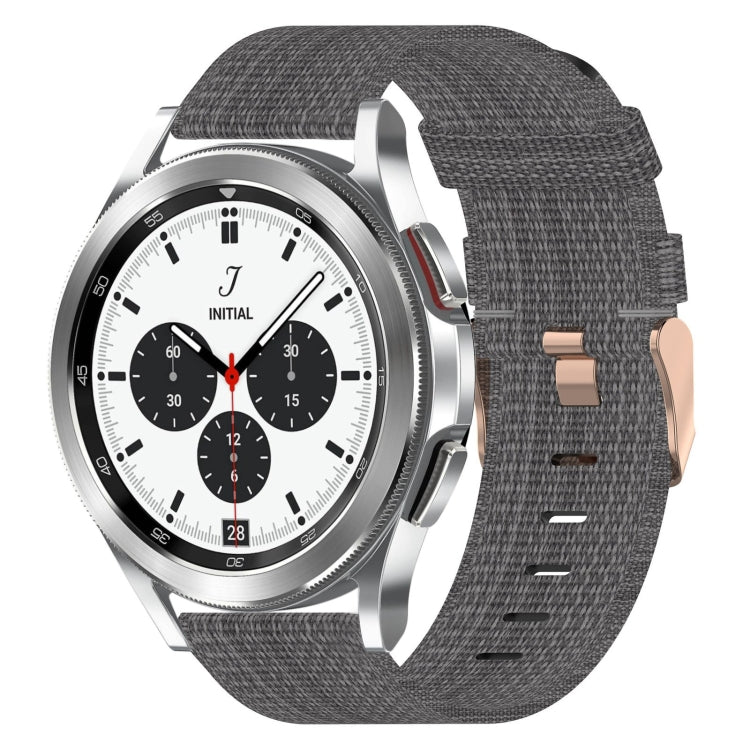 20mm Nylon-Gewebe-Armband, für Samsung Galaxy Watch 4 40mm, für Samsung Galaxy Watch 4 44mm, für Samsung Galaxy Watch 4 Classic 42mm, für Samsung Galaxy Watch 4 Classic 46mm, für Samsung Galaxy Watch 3 41mm, für Samsung Galaxy Watch Active 2 40mm