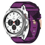 20mm Nylon-Gewebe-Armband, für Samsung Galaxy Watch 4 40mm, für Samsung Galaxy Watch 4 44mm, für Samsung Galaxy Watch 4 Classic 42mm, für Samsung Galaxy Watch 4 Classic 46mm, für Samsung Galaxy Watch 3 41mm, für Samsung Galaxy Watch Active 2 40mm