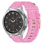 20mm Nylon-Gewebe-Armband, für Samsung Galaxy Watch 4 40mm, für Samsung Galaxy Watch 4 44mm, für Samsung Galaxy Watch 4 Classic 42mm, für Samsung Galaxy Watch 4 Classic 46mm, für Samsung Galaxy Watch 3 41mm, für Samsung Galaxy Watch Active 2 40mm
