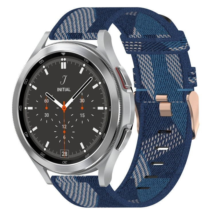 20mm Nylon-Gewebe-Armband, für Samsung Galaxy Watch 4 40mm, für Samsung Galaxy Watch 4 44mm, für Samsung Galaxy Watch 4 Classic 42mm, für Samsung Galaxy Watch 4 Classic 46mm, für Samsung Galaxy Watch 3 41mm, für Samsung Galaxy Watch Active 2 40mm