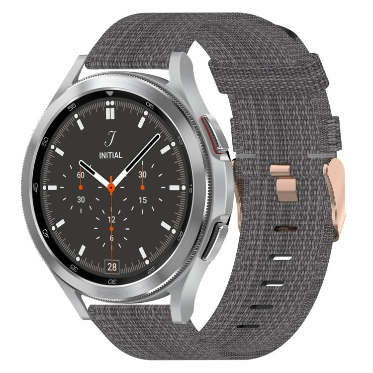 20mm Nylon-Gewebe-Armband, für Samsung Galaxy Watch 4 40mm, für Samsung Galaxy Watch 4 44mm, für Samsung Galaxy Watch 4 Classic 42mm, für Samsung Galaxy Watch 4 Classic 46mm, für Samsung Galaxy Watch 3 41mm, für Samsung Galaxy Watch Active 2 40mm