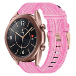 20mm Nylon-Gewebe-Armband, für Samsung Galaxy Watch 4 40mm, für Samsung Galaxy Watch 4 44mm, für Samsung Galaxy Watch 4 Classic 42mm, für Samsung Galaxy Watch 4 Classic 46mm, für Samsung Galaxy Watch 3 41mm, für Samsung Galaxy Watch Active 2 40mm