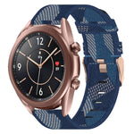 20mm Nylon-Gewebe-Armband, für Samsung Galaxy Watch 4 40mm, für Samsung Galaxy Watch 4 44mm, für Samsung Galaxy Watch 4 Classic 42mm, für Samsung Galaxy Watch 4 Classic 46mm, für Samsung Galaxy Watch 3 41mm, für Samsung Galaxy Watch Active 2 40mm