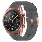 20mm Nylon-Gewebe-Armband, für Samsung Galaxy Watch 4 40mm, für Samsung Galaxy Watch 4 44mm, für Samsung Galaxy Watch 4 Classic 42mm, für Samsung Galaxy Watch 4 Classic 46mm, für Samsung Galaxy Watch 3 41mm, für Samsung Galaxy Watch Active 2 40mm