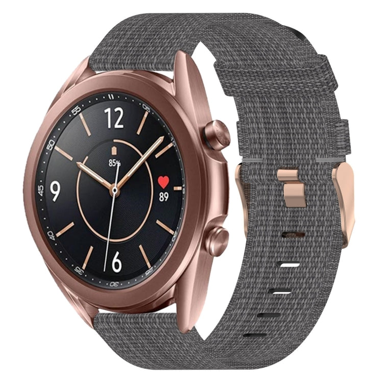 20mm Nylon-Gewebe-Armband, für Samsung Galaxy Watch 4 40mm, für Samsung Galaxy Watch 4 44mm, für Samsung Galaxy Watch 4 Classic 42mm, für Samsung Galaxy Watch 4 Classic 46mm, für Samsung Galaxy Watch 3 41mm, für Samsung Galaxy Watch Active 2 40mm