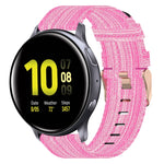 20mm Nylon-Gewebe-Armband, für Samsung Galaxy Watch 4 40mm, für Samsung Galaxy Watch 4 44mm, für Samsung Galaxy Watch 4 Classic 42mm, für Samsung Galaxy Watch 4 Classic 46mm, für Samsung Galaxy Watch 3 41mm, für Samsung Galaxy Watch Active 2 40mm