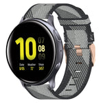 20mm Nylon-Gewebe-Armband, für Samsung Galaxy Watch 4 40mm, für Samsung Galaxy Watch 4 44mm, für Samsung Galaxy Watch 4 Classic 42mm, für Samsung Galaxy Watch 4 Classic 46mm, für Samsung Galaxy Watch 3 41mm, für Samsung Galaxy Watch Active 2 40mm