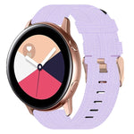 20 mm Nylon Gewebtes Uhrenarmband, für Samsung Galaxy Watch Active 2 44mm, für Samsung Galaxy Watch Active 40mm, für Samsung Galaxy Watch 42mm, für Samsung Gear Sport, für Samsung Gear S2 Classic