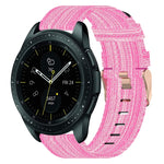 20 mm Nylon Gewebtes Uhrenarmband, für Samsung Galaxy Watch Active 2 44mm, für Samsung Galaxy Watch Active 40mm, für Samsung Galaxy Watch 42mm, für Samsung Gear Sport, für Samsung Gear S2 Classic
