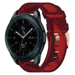 20 mm Nylon Gewebtes Uhrenarmband, für Samsung Galaxy Watch Active 2 44mm, für Samsung Galaxy Watch Active 40mm, für Samsung Galaxy Watch 42mm, für Samsung Gear Sport, für Samsung Gear S2 Classic