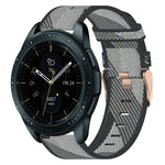 20 mm Nylon Gewebtes Uhrenarmband, für Samsung Galaxy Watch Active 2 44mm, für Samsung Galaxy Watch Active 40mm, für Samsung Galaxy Watch 42mm, für Samsung Gear Sport, für Samsung Gear S2 Classic
