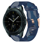 20 mm Nylon Gewebtes Uhrenarmband, für Samsung Galaxy Watch Active 2 44mm, für Samsung Galaxy Watch Active 40mm, für Samsung Galaxy Watch 42mm, für Samsung Gear Sport, für Samsung Gear S2 Classic
