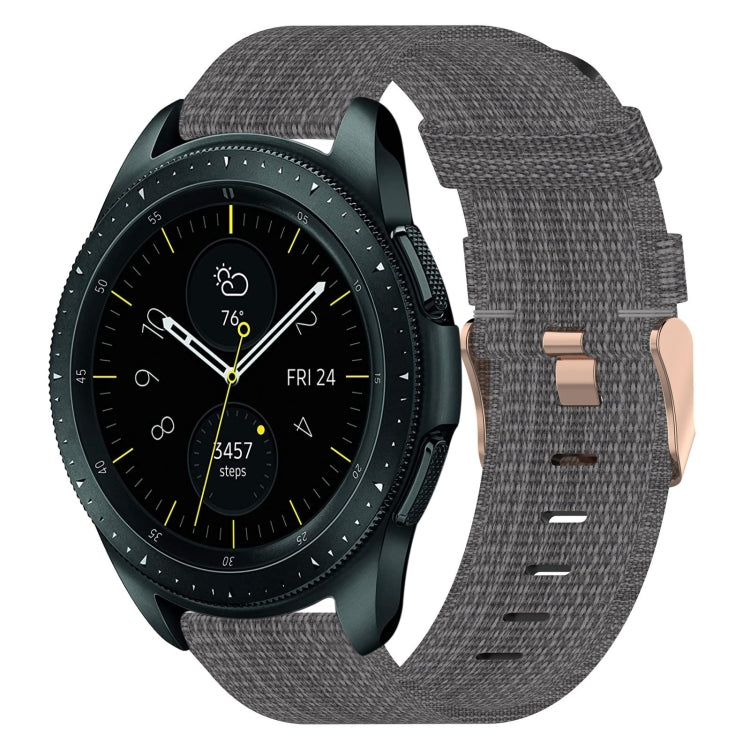 20 mm Nylon Gewebtes Uhrenarmband, für Samsung Galaxy Watch Active 2 44mm, für Samsung Galaxy Watch Active 40mm, für Samsung Galaxy Watch 42mm, für Samsung Gear Sport, für Samsung Gear S2 Classic