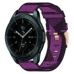 20 mm Nylon Gewebtes Uhrenarmband, für Samsung Galaxy Watch Active 2 44mm, für Samsung Galaxy Watch Active 40mm, für Samsung Galaxy Watch 42mm, für Samsung Gear Sport, für Samsung Gear S2 Classic