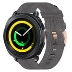 20 mm Nylon Gewebtes Uhrenarmband, für Samsung Galaxy Watch Active 2 44mm, für Samsung Galaxy Watch Active 40mm, für Samsung Galaxy Watch 42mm, für Samsung Gear Sport, für Samsung Gear S2 Classic