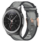 20 mm Nylon Gewebtes Uhrenarmband, für Samsung Galaxy Watch Active 2 44mm, für Samsung Galaxy Watch Active 40mm, für Samsung Galaxy Watch 42mm, für Samsung Gear Sport, für Samsung Gear S2 Classic