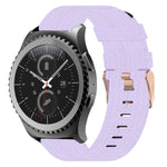 20 mm Nylon Gewebtes Uhrenarmband, für Samsung Galaxy Watch Active 2 44mm, für Samsung Galaxy Watch Active 40mm, für Samsung Galaxy Watch 42mm, für Samsung Gear Sport, für Samsung Gear S2 Classic