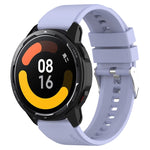 Hervorstehendes Kopf-Silikonarmband mit silberner Schnalle, für Samsung Galaxy Watch Active2 40mm/44mm 20mm, für Samsung Galaxy Watch Active 40mm 20mm, für Samsung Galaxy Watch 42mm 20mm, für Samsung Galaxy Gear Sport/S2 Classic 20mm