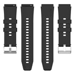 Protruding Head Silicone Strap Silver Buckle, For Huami Amazfit GTS 3 20mm, For Huami Amazfit GTS 2e 20mm, For Huami Amazfit GTS 2mini 20mm, For Huami Amazfit GTS 2 20mm
