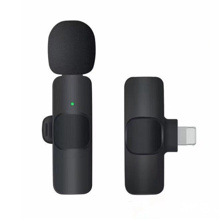 K9 Drahtloses Clip-On Auto-Sync Geräuschunterdrückendes Live Mini-Mikrofon mit 8-Pin Empfänger, K9IP-1