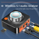 C39HD Bluetooth 5.1 Audioempfänger AUX Koaxial Faser Ausgang Unterstützt TF-Wiedergabe, Bluetooth 5.1 Audioempfänger