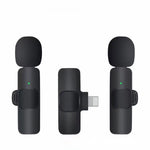 K9 Drahtloses Clip-On Auto Geräuschunterdrückendes Live Mini-Mikrofon für 8-Pin Gerät 2 in 1, K9IP-2