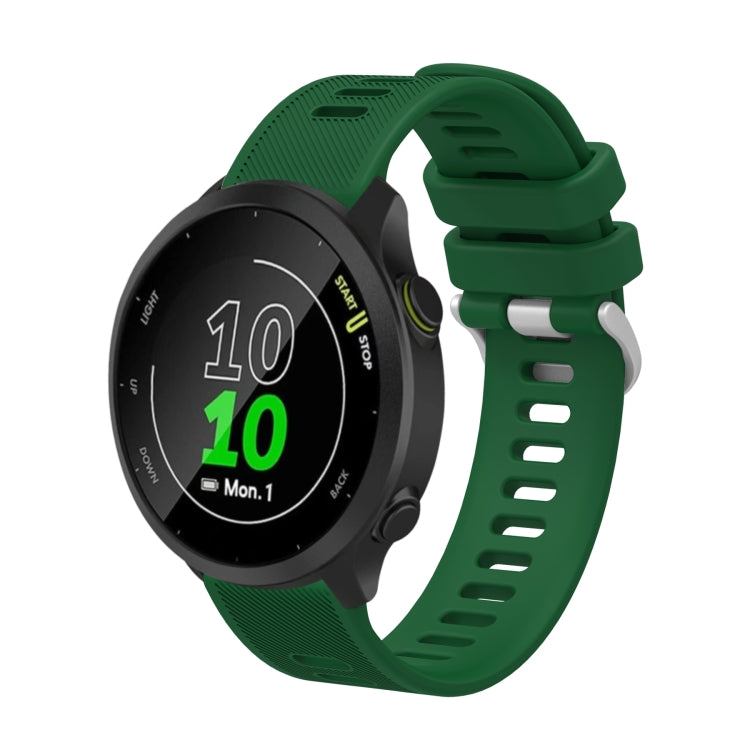 20mm Silicone Twill Watch Band, For Garmin Garminmove Style, For Garmin Vivomove, For Garmin Vivomove HR Sport, For Garmin Vivoactive 3