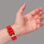 20mm Silikon-Twill-Armband, für Samsung Galaxy Watch 3 41mm, für Samsung Galaxy Watch Active 2 40mm, für Samsung Galaxy Watch Active 2 44mm, für Samsung Galaxy Watch Active 40mm
