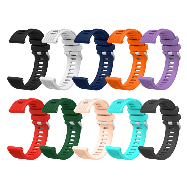 20mm Silicone Twill Watch Band, For Amazfit GTS 3, For Amazfit GTS 2E, For Amazfit GTS 2 mini, For Amazfit GTS 2