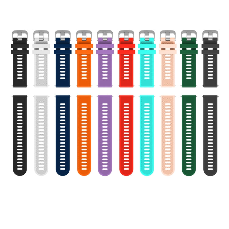 20mm Silicone Twill Watch Band, For Amazfit Pop Pro, For Amazfit Pop, For Amazfit BIP U, For Amazfit GTR 42mm