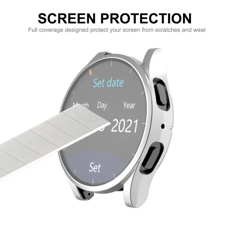 For Samsung Galaxy Watch5 44mm ENKAY Hat-Prince Full Coverage Electroplated Soft TPU Case