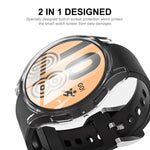 ENKAY Hat-Prince Transparente TPU-Schutzhülle mit Rundumschutz, für Samsung Galaxy Watch 5 (40 mm) und Samsung Galaxy Watch 5 (44 mm)