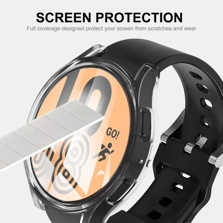 ENKAY Hat-Prince Transparente TPU-Schutzhülle mit Rundumschutz, für Samsung Galaxy Watch 5 (40 mm) und Samsung Galaxy Watch 5 (44 mm)