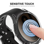ENKAY Hat-Prince Transparente TPU-Schutzhülle mit Rundumschutz, für Samsung Galaxy Watch 5 (40 mm) und Samsung Galaxy Watch 5 (44 mm)