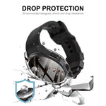 ENKAY Hat-Prince Transparente TPU-Schutzhülle mit Rundumschutz, für Samsung Galaxy Watch 5 (40 mm) und Samsung Galaxy Watch 5 (44 mm)