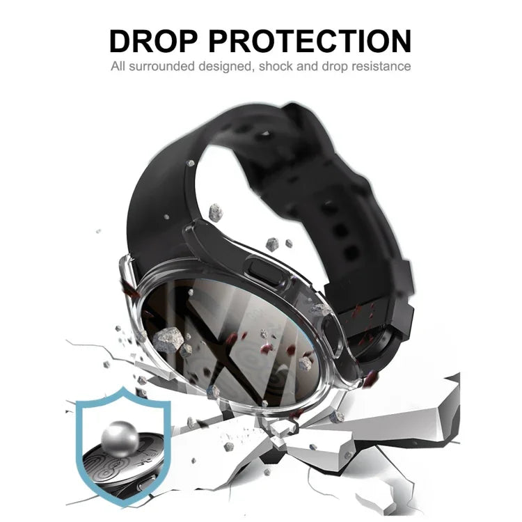 ENKAY Hat-Prince Transparente TPU-Schutzhülle mit Rundumschutz, für Samsung Galaxy Watch 5 (40 mm) und Samsung Galaxy Watch 5 (44 mm)