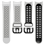 20mm Breathable Two-Color Silicone Watch Band, For Samsung Galaxy Watch 5  40mm, For Samsung Galaxy Watch 5  44mm